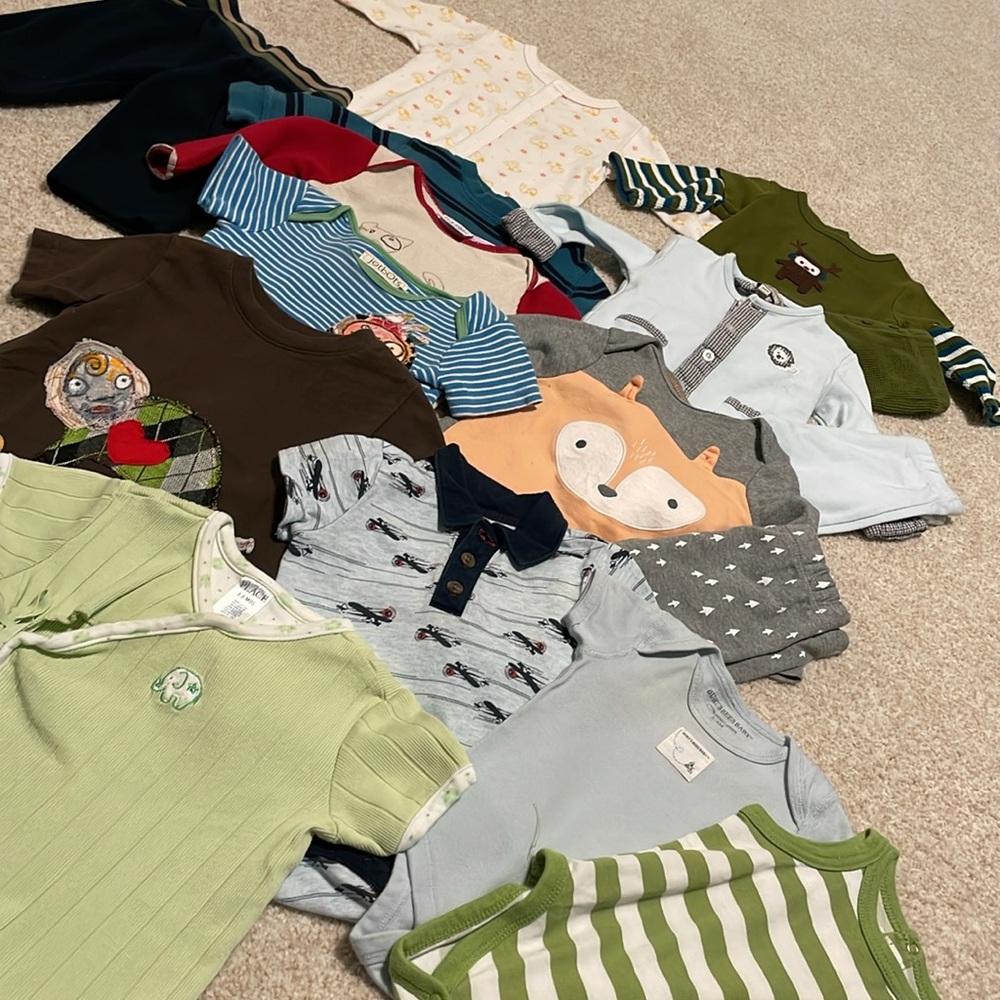 3-6month Little Boy Lot (Burt’s Bees,Old Navy,Cloud Island,Gymboree)